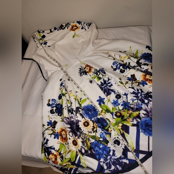 Signature Darby Established 1962 Floral Fit & Flare Tea Length Dress sz 10 - Picture 12 of 16